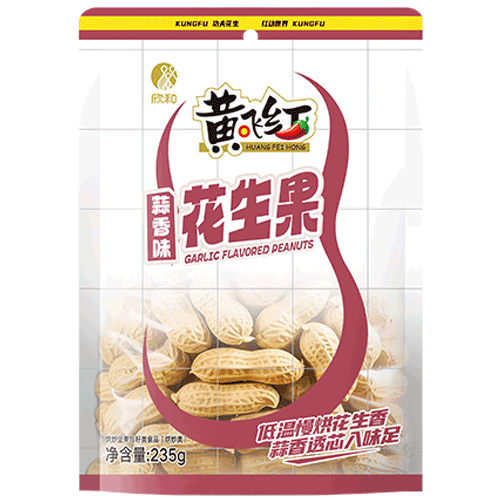 黄飞红蒜香味花生果